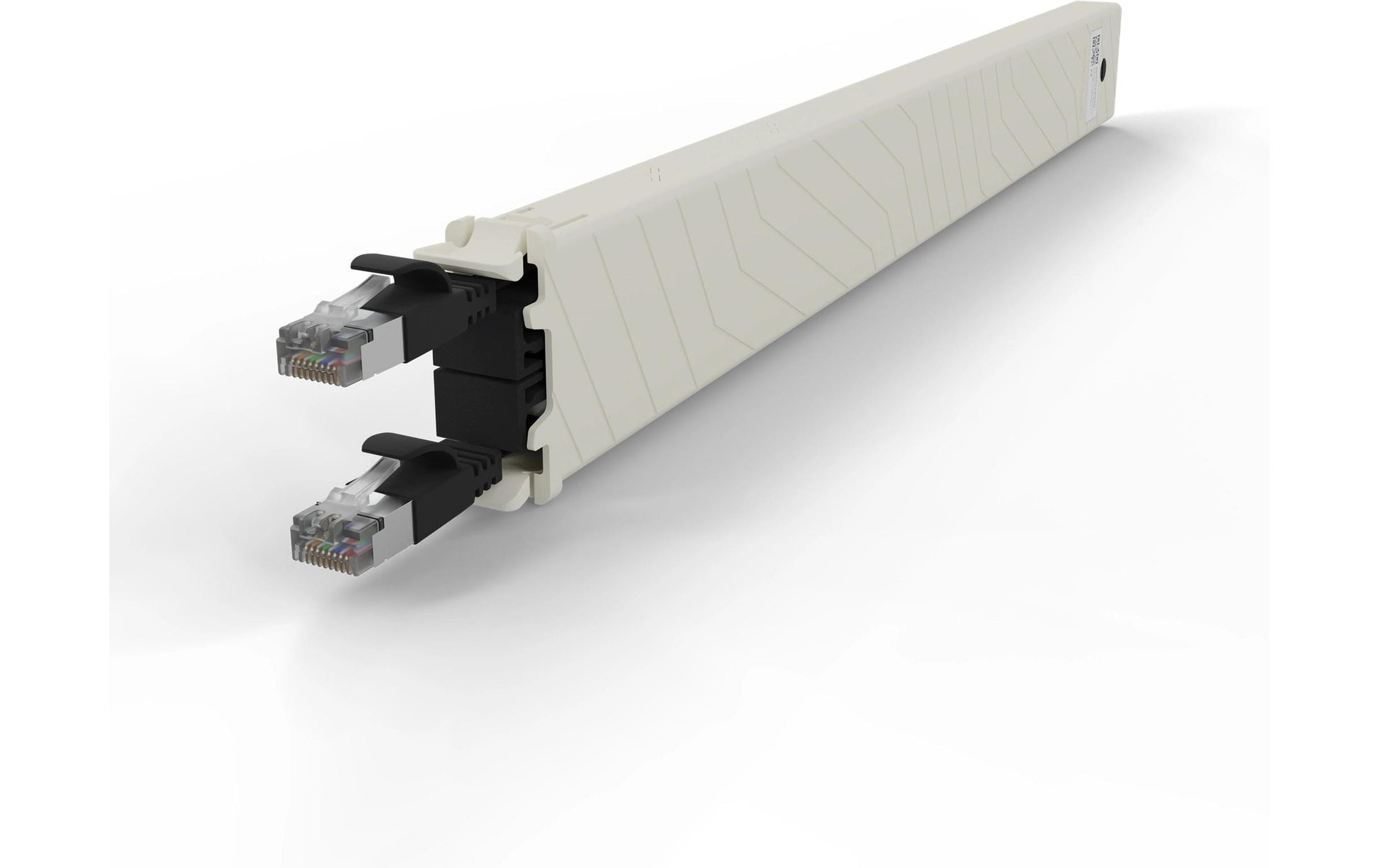 patchbox.one Cassette Patchkabel – Cat6a U/FTP (STP), 0,8 m, Schwarz, RJ-45