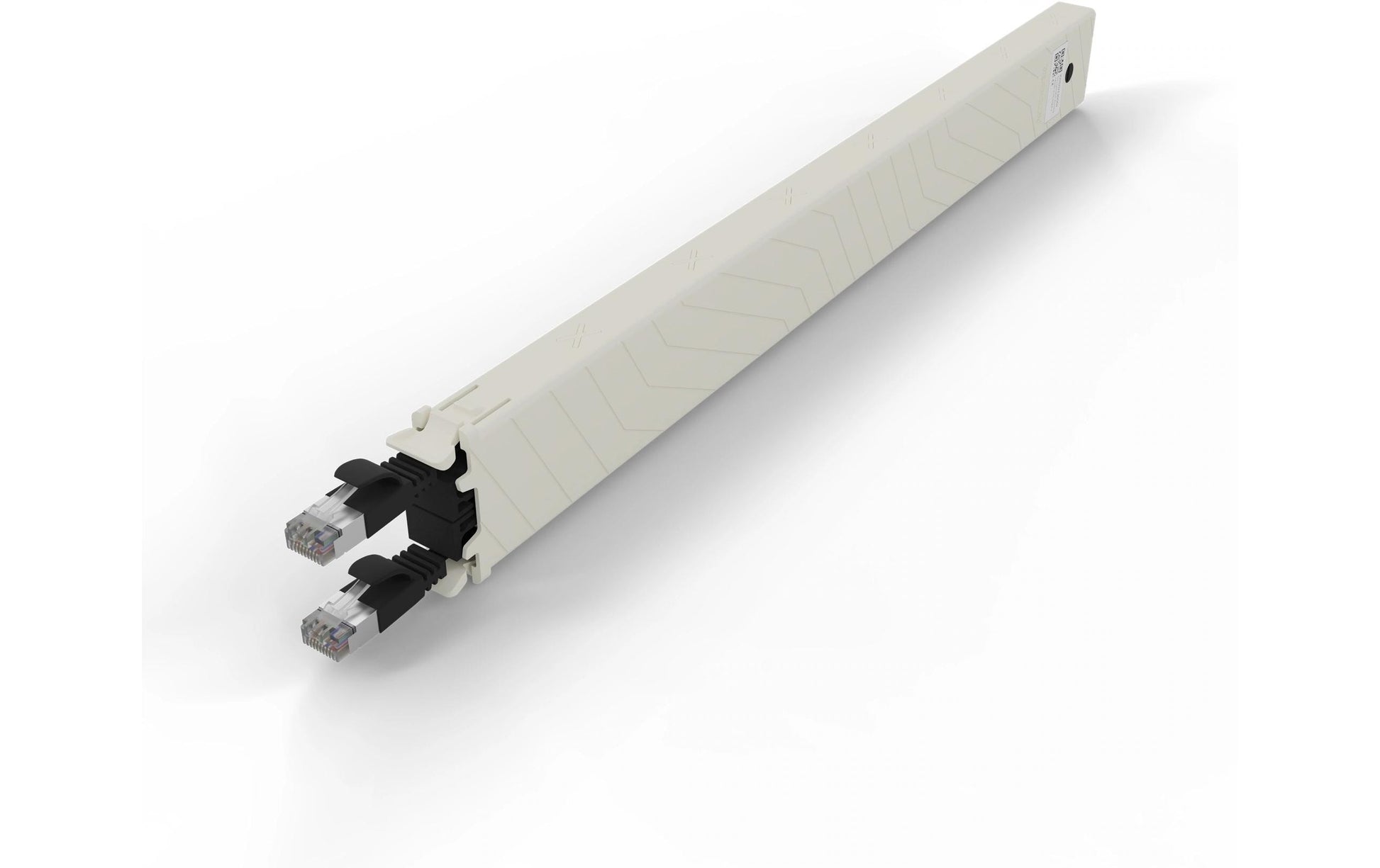 patchbox.one Cassette Patchkabel – Cat6a U/FTP (STP), 0,8 m, Schwarz, RJ-45
