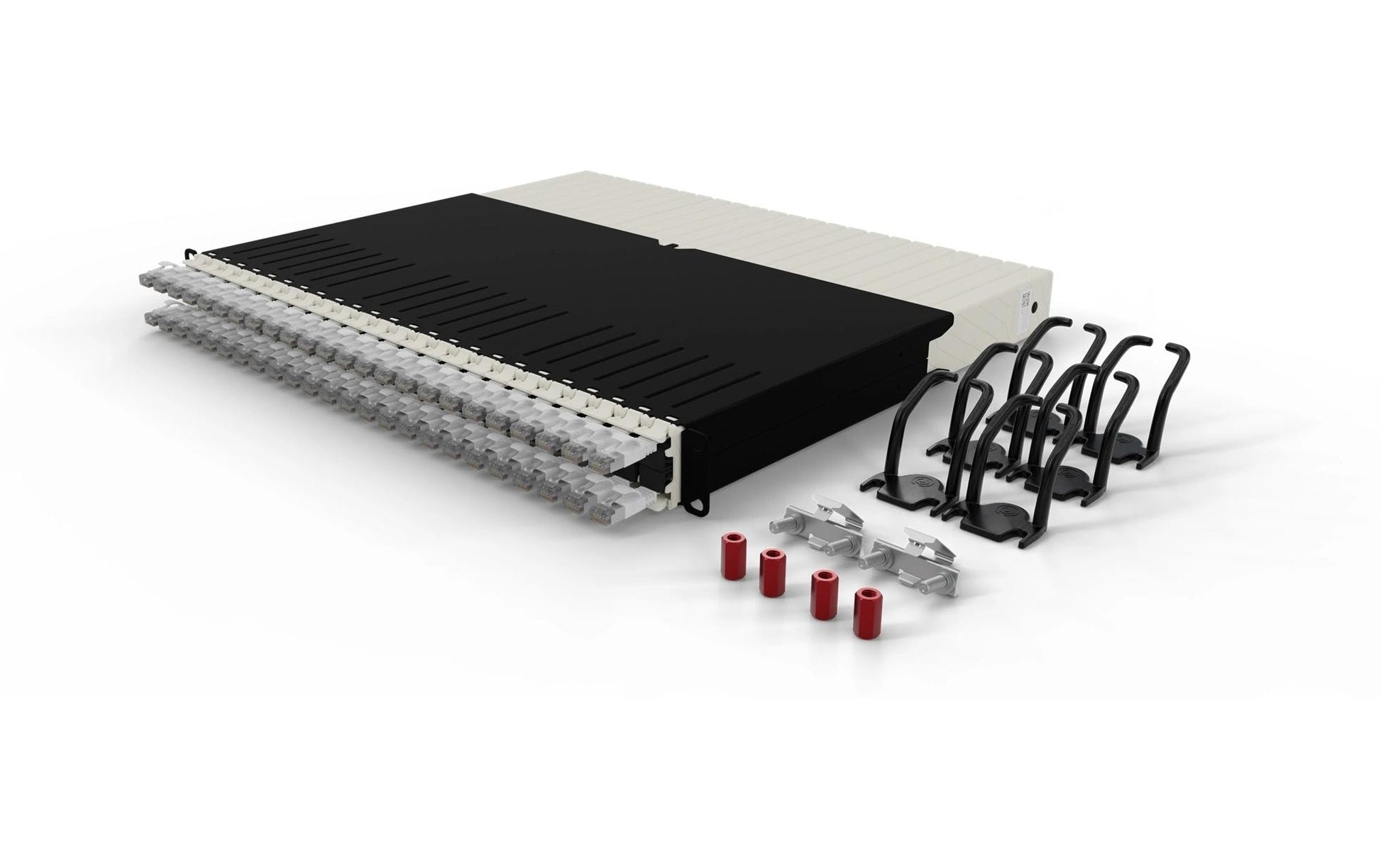 Patchbox Netzwerkkabel – Weiss, geschirmt