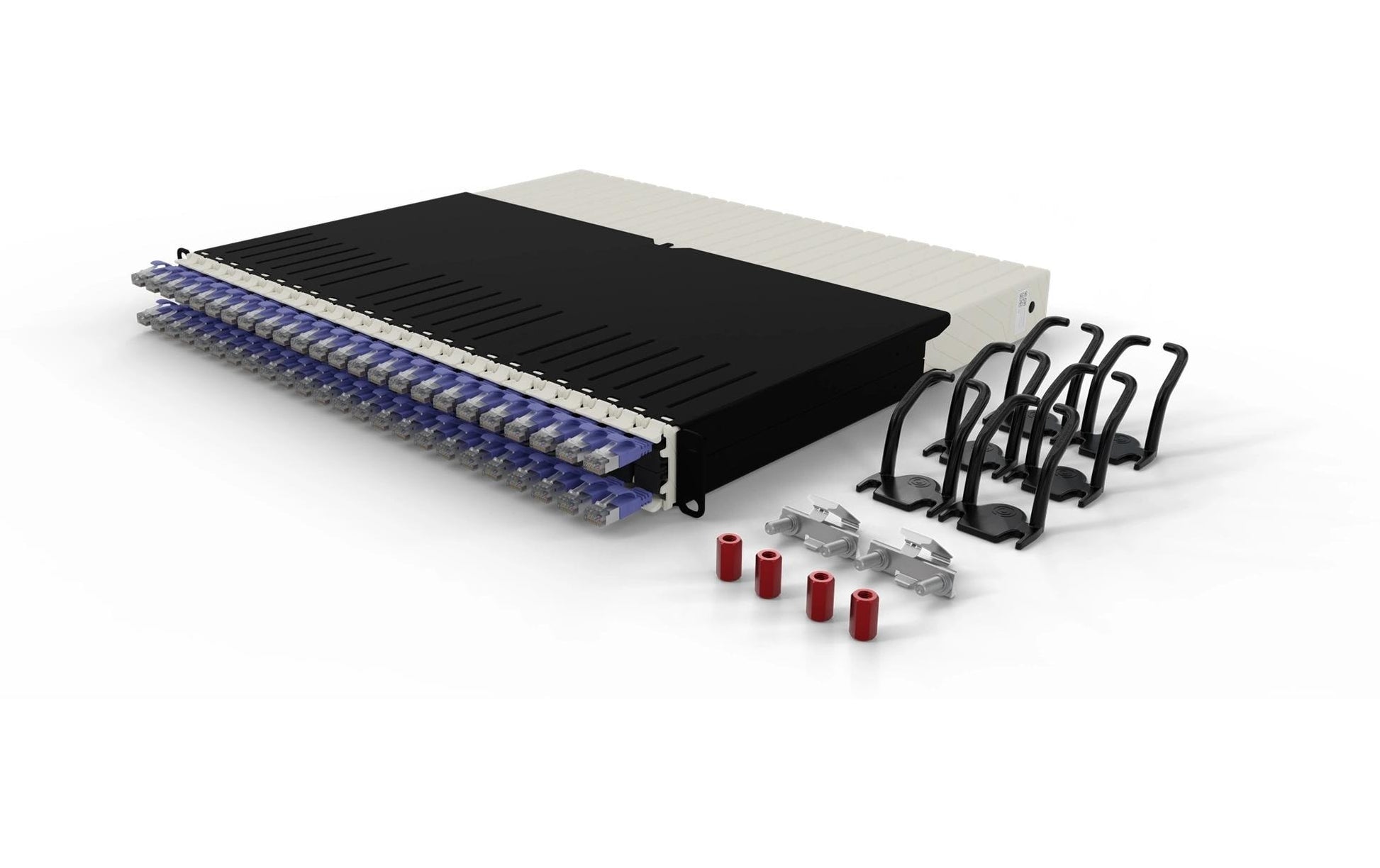 Patchbox Netzwerkkabel – Violett, geschirmt