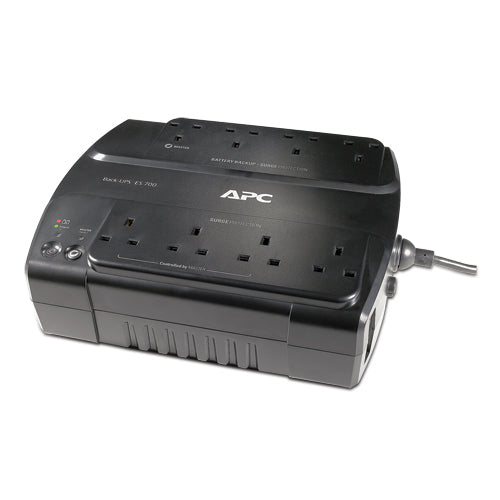 APC Back-UPS ES 700VA USV 0,7 kVA/405 W – BS 1363×8 – schwarz