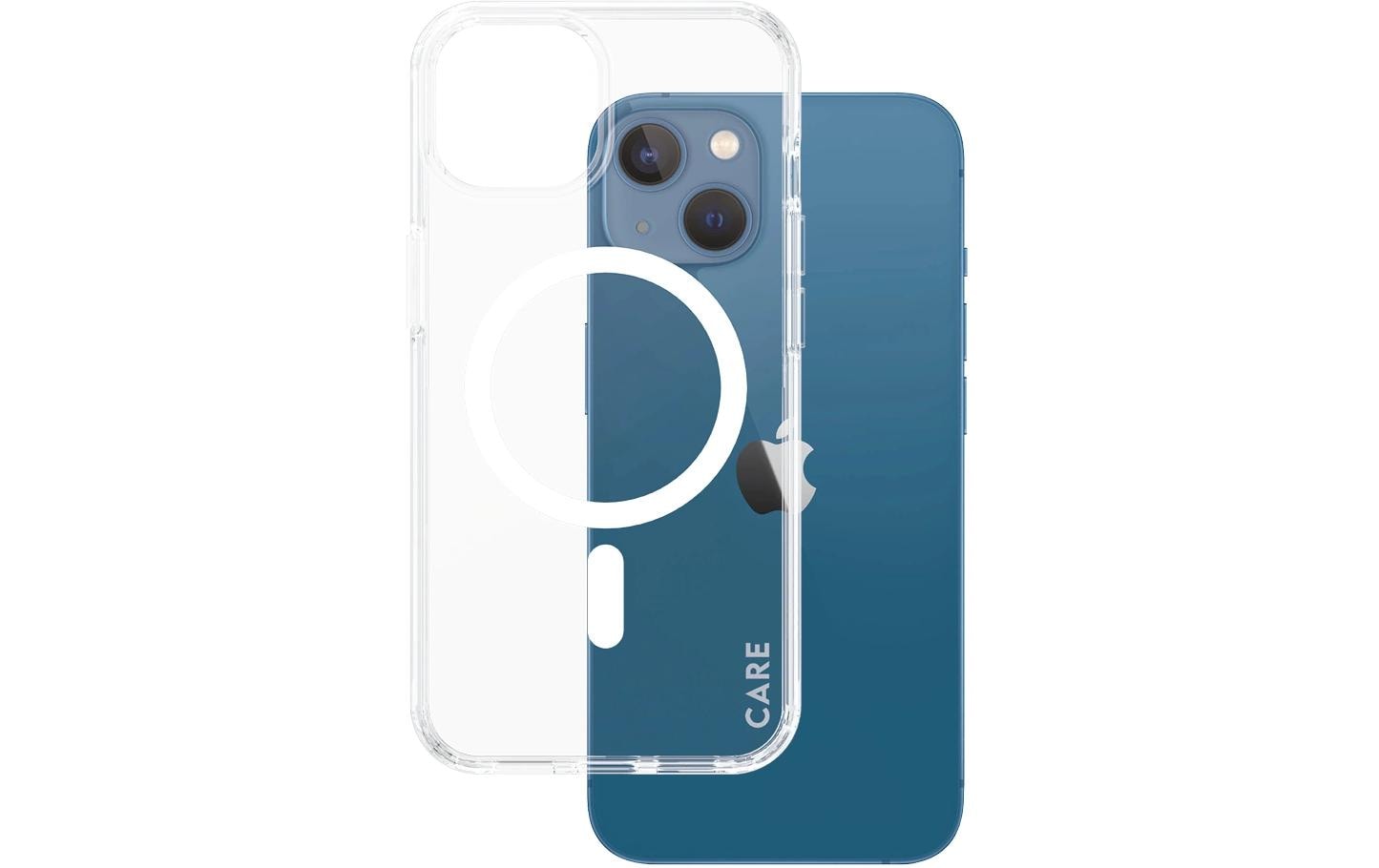 PanzerGlass CARE Flagship Backcover – für Apple iPhone 13/14, Kunststoff, Transparent, bis 4,8 m sturzsicher