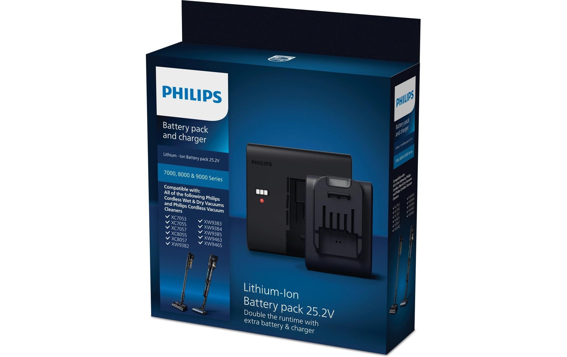 Philips Wechselakku XV1797/01 – 2250 mAh, Akkubetrieb, 25,2 V