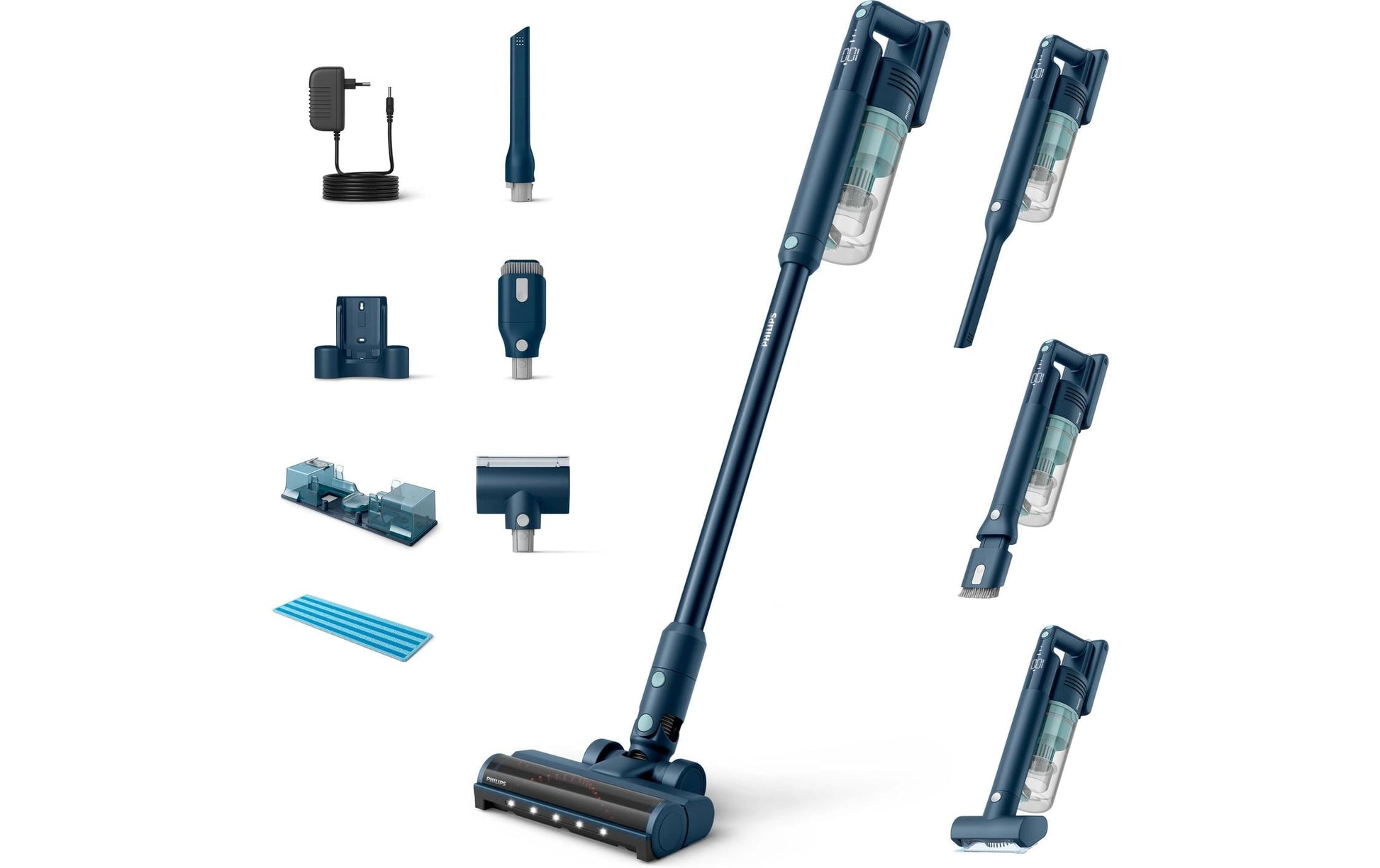Philips Stabstaubsauger XC5141/01 – 0,6 l, Akkubetrieb, 84 dB(A), 25 V