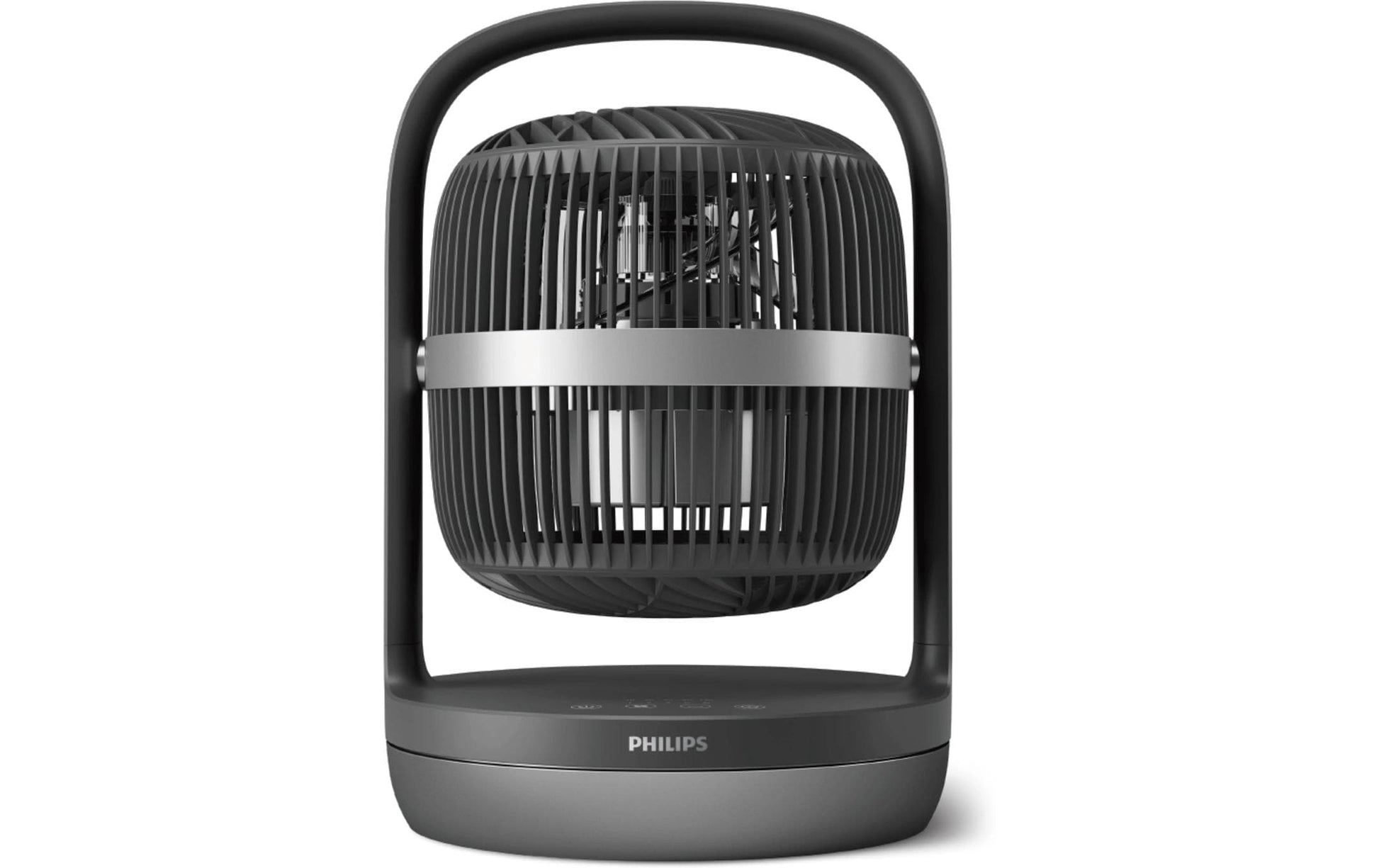 Philips Tischventilator 3000 Serie – 22 cm, 3 Stufen, oszillierend, Timer, 27 W, 40 dB(A), Graphit