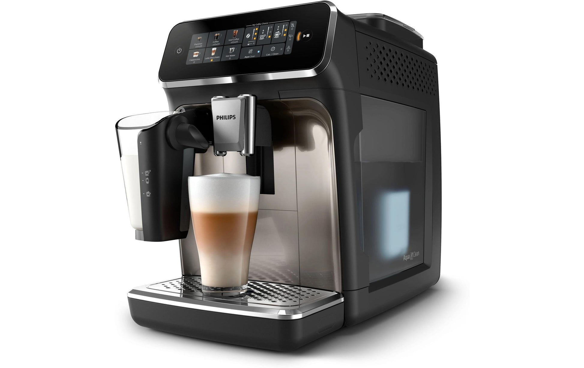 Philips Serie 3300 EP3347/90 Kaffeevollautomat – 15 bar, 1,8 l, 275 g, Keramik-Mahlwerk, Schwarz