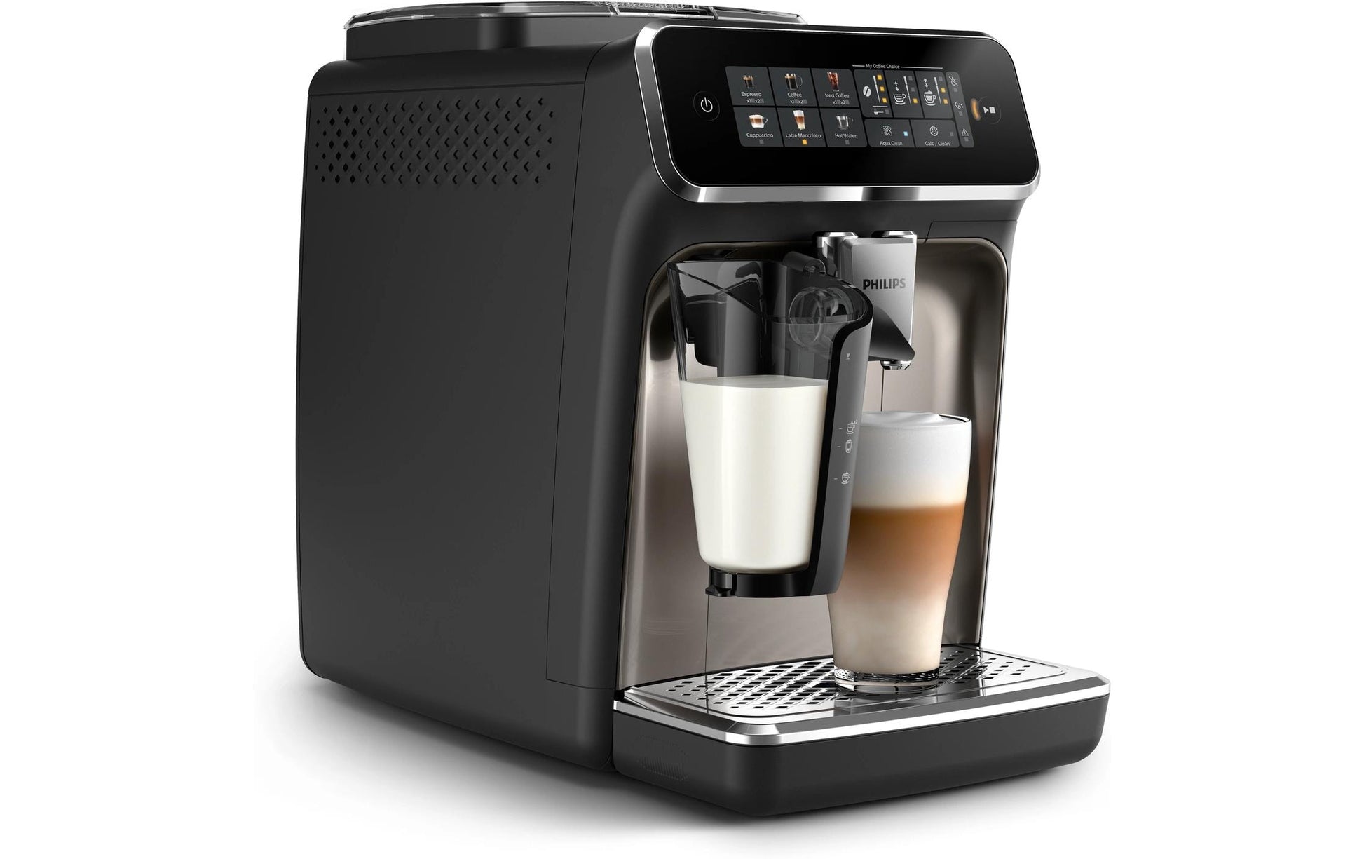 Philips Serie 3300 EP3347/90 Kaffeevollautomat – 15 bar, 1,8 l, 275 g, Keramik-Mahlwerk, Schwarz