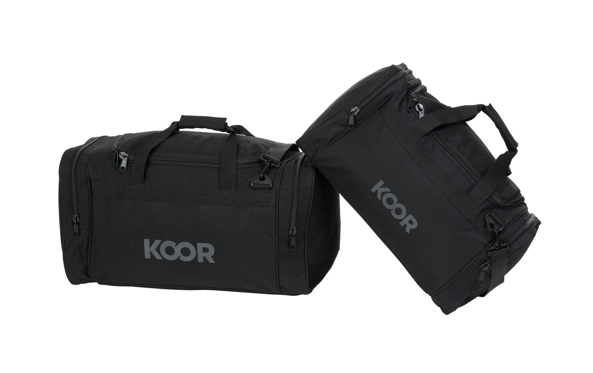 KOOR Sporttasche – 55 l, Polyester, Schwarz, 52 × 36 × 33 cm