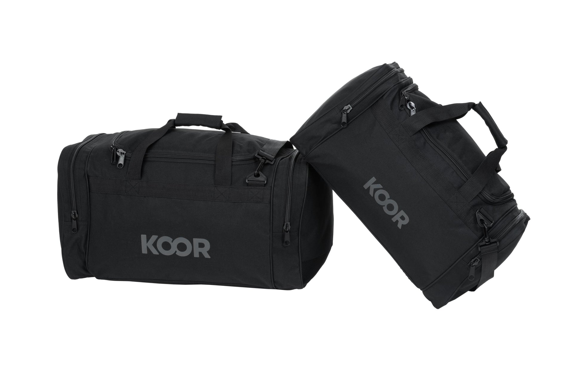 KOOR Sporttasche – 35 l, Polyester, Schwarz, 51 × 25 × 28 cm
