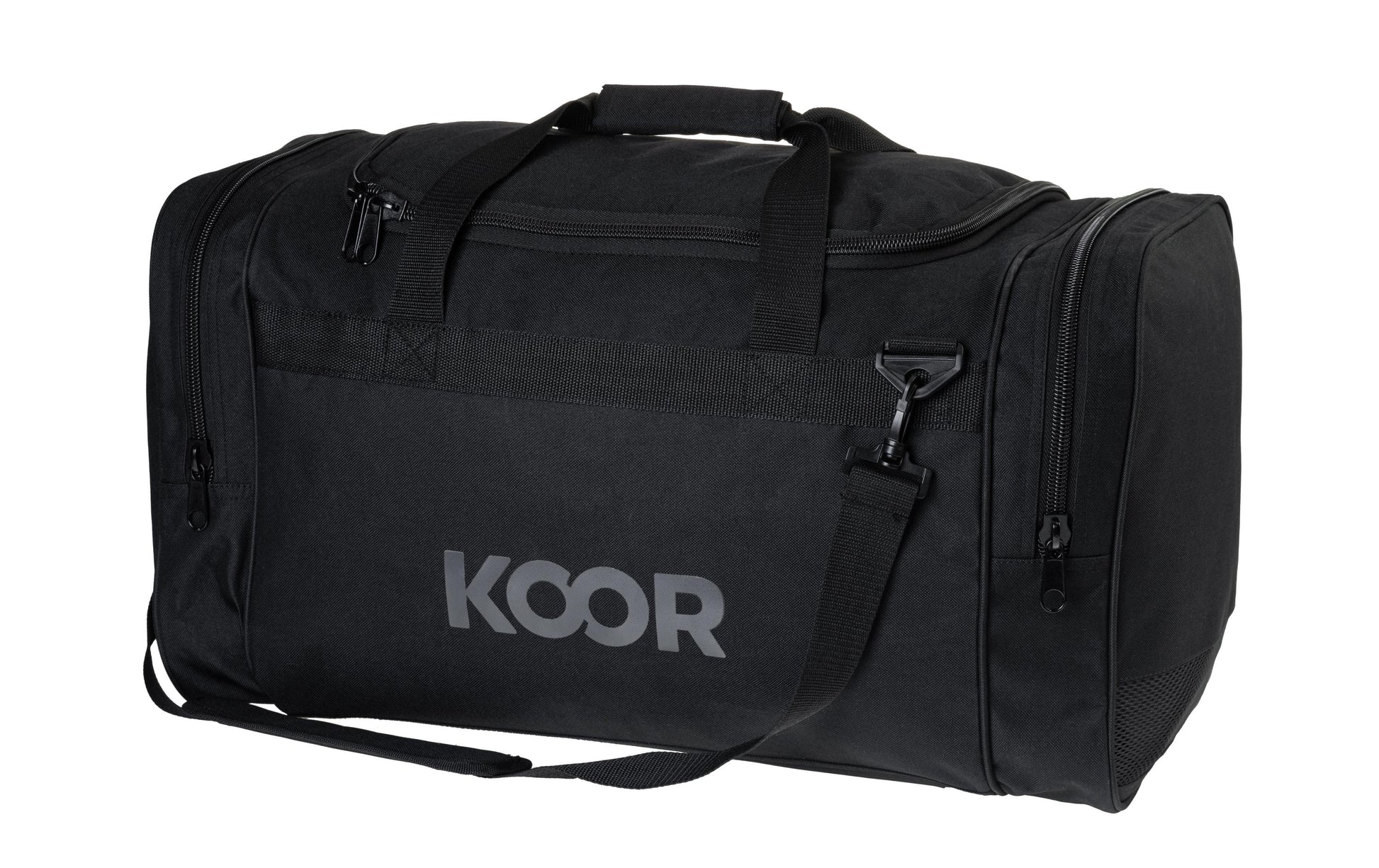 KOOR Sporttasche – 55 l, Polyester, Schwarz, 52 × 36 × 33 cm