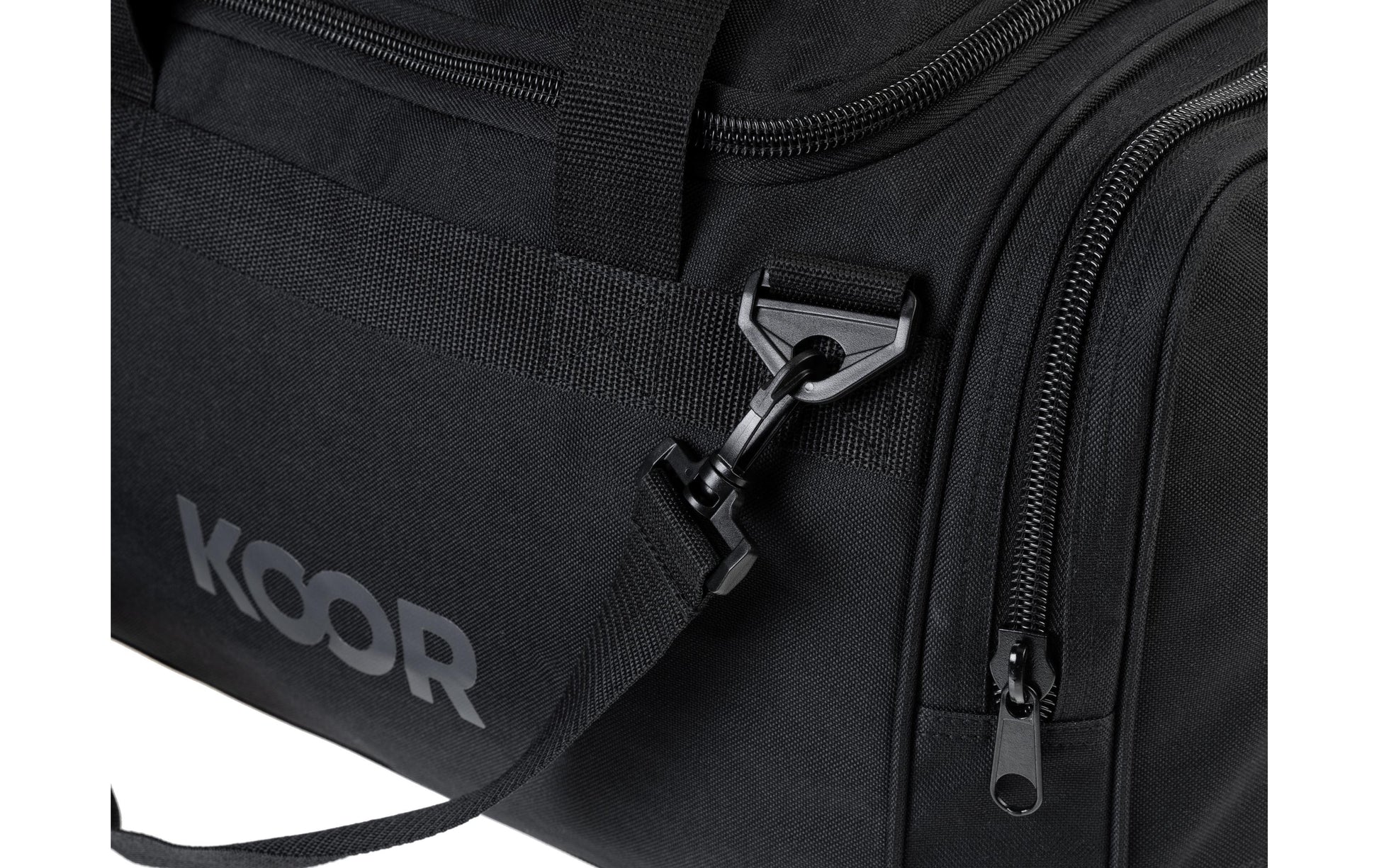 KOOR Sporttasche – 35 l, Polyester, Schwarz, 51 × 25 × 28 cm