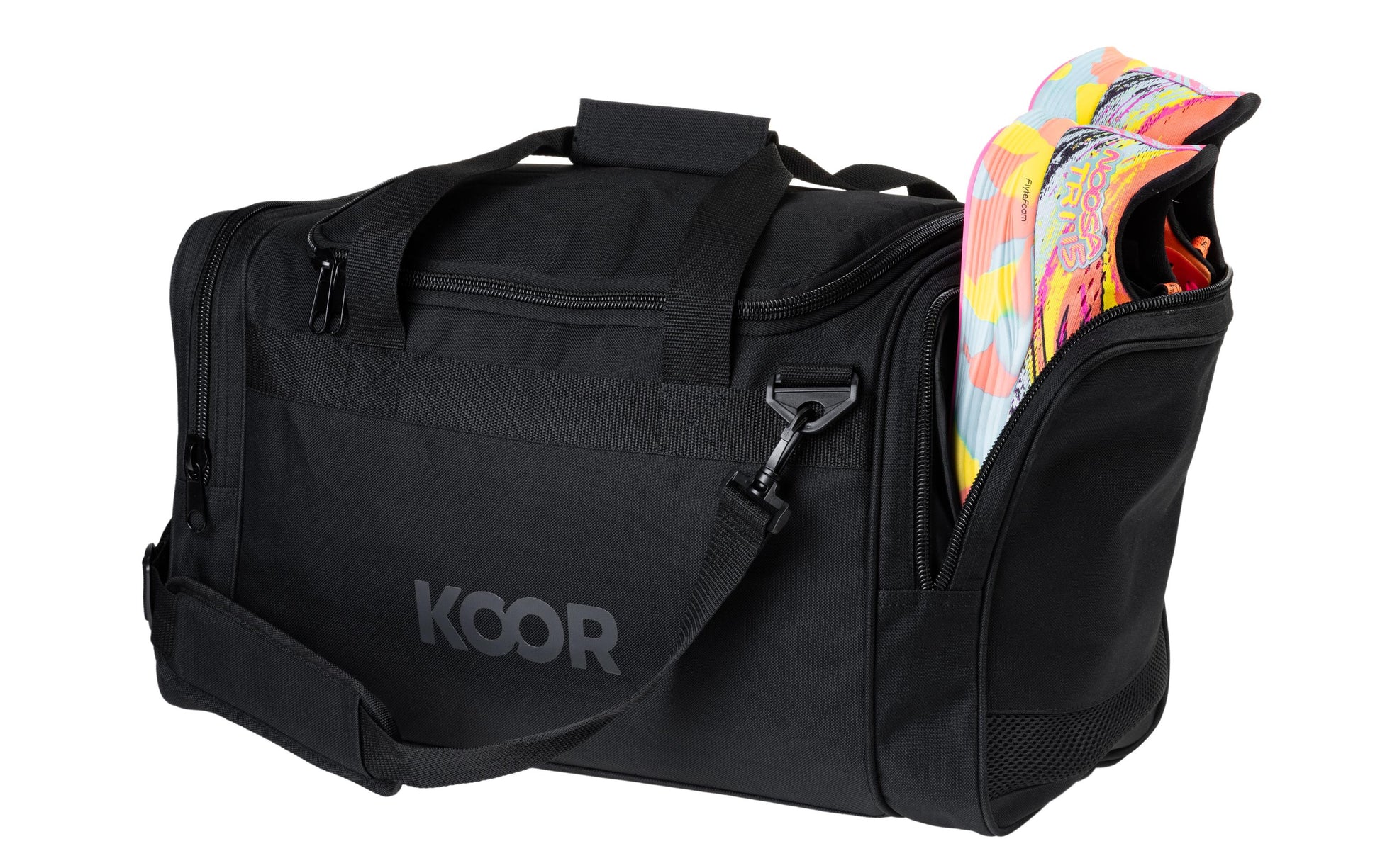 KOOR Sporttasche – 35 l, Polyester, Schwarz, 51 × 25 × 28 cm