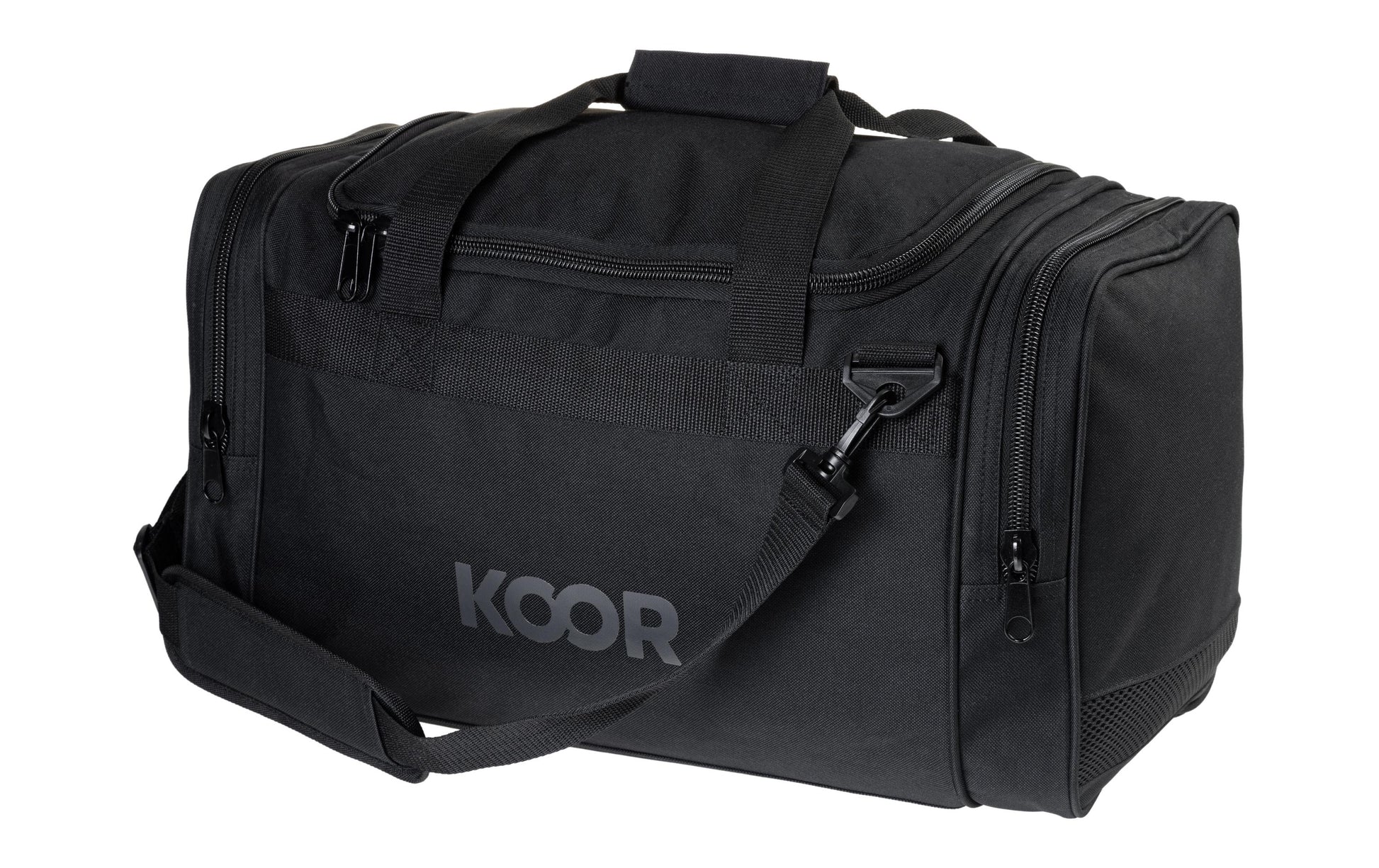 KOOR Sporttasche – 35 l, Polyester, Schwarz, 51 × 25 × 28 cm