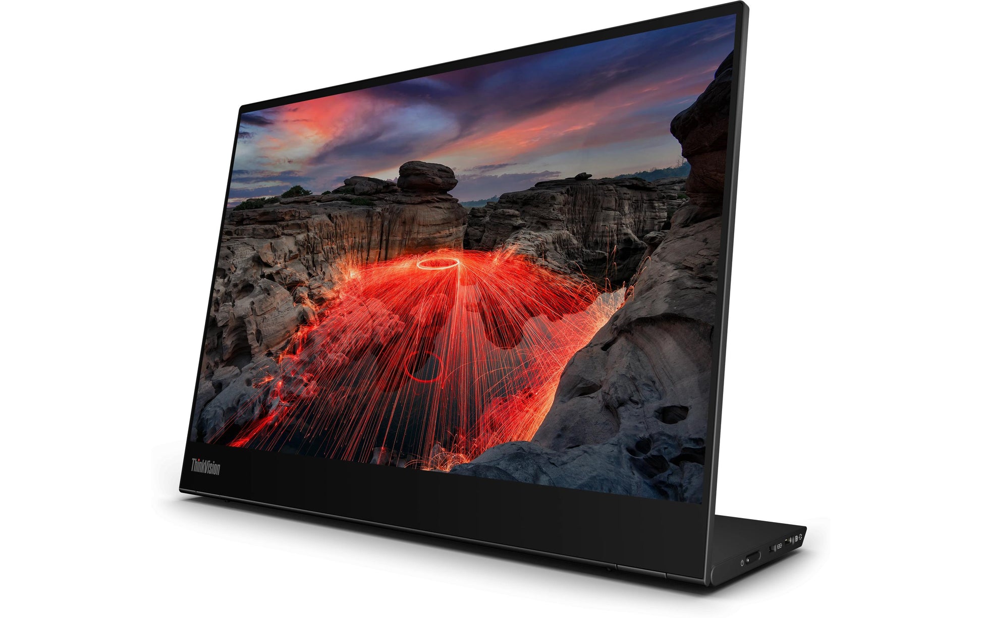 Lenovo ThinkVision – Portabler Monitor, 14,0", 1920 × 1080 (Full HD), IPS, Touch, USB-C