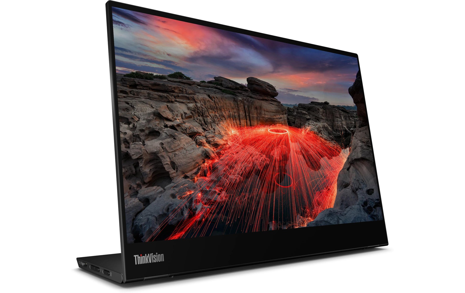 Lenovo ThinkVision – Portabler Monitor, 14,0", 1920 × 1080 (Full HD), IPS, Touch, USB-C