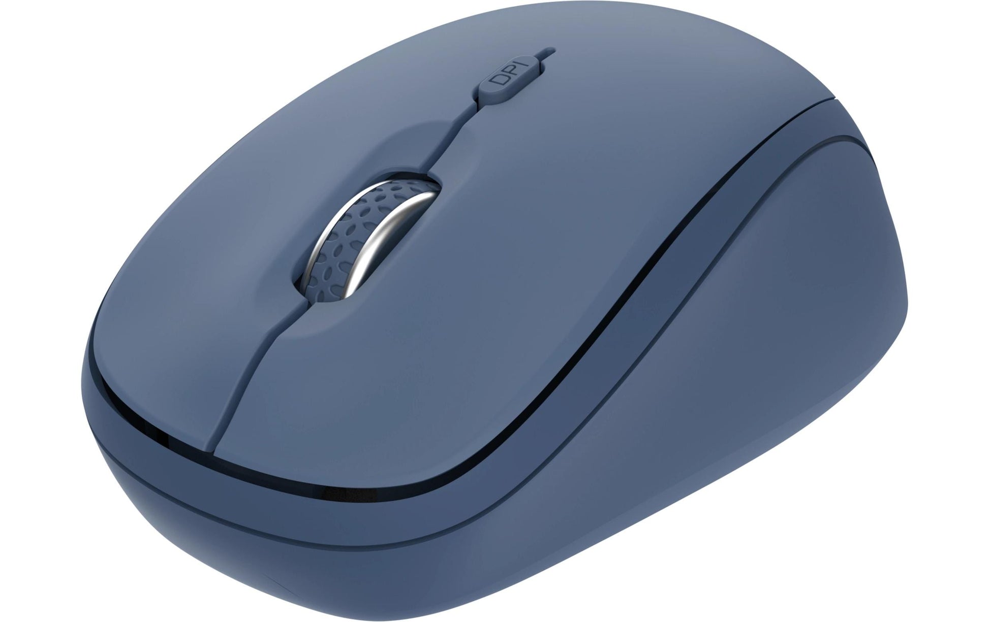 Trust Yvi+ multi Device – Maus – Kabellos (Bluetooth/2,4 GHz), 1600 DPI, beidhändig, Blau