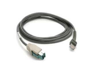 Zebra USB-Kabel – CBA-U23-S07ZBR – USB-A auf USB-A – für DS9908, DS9908R – schwarz – 2,1 m