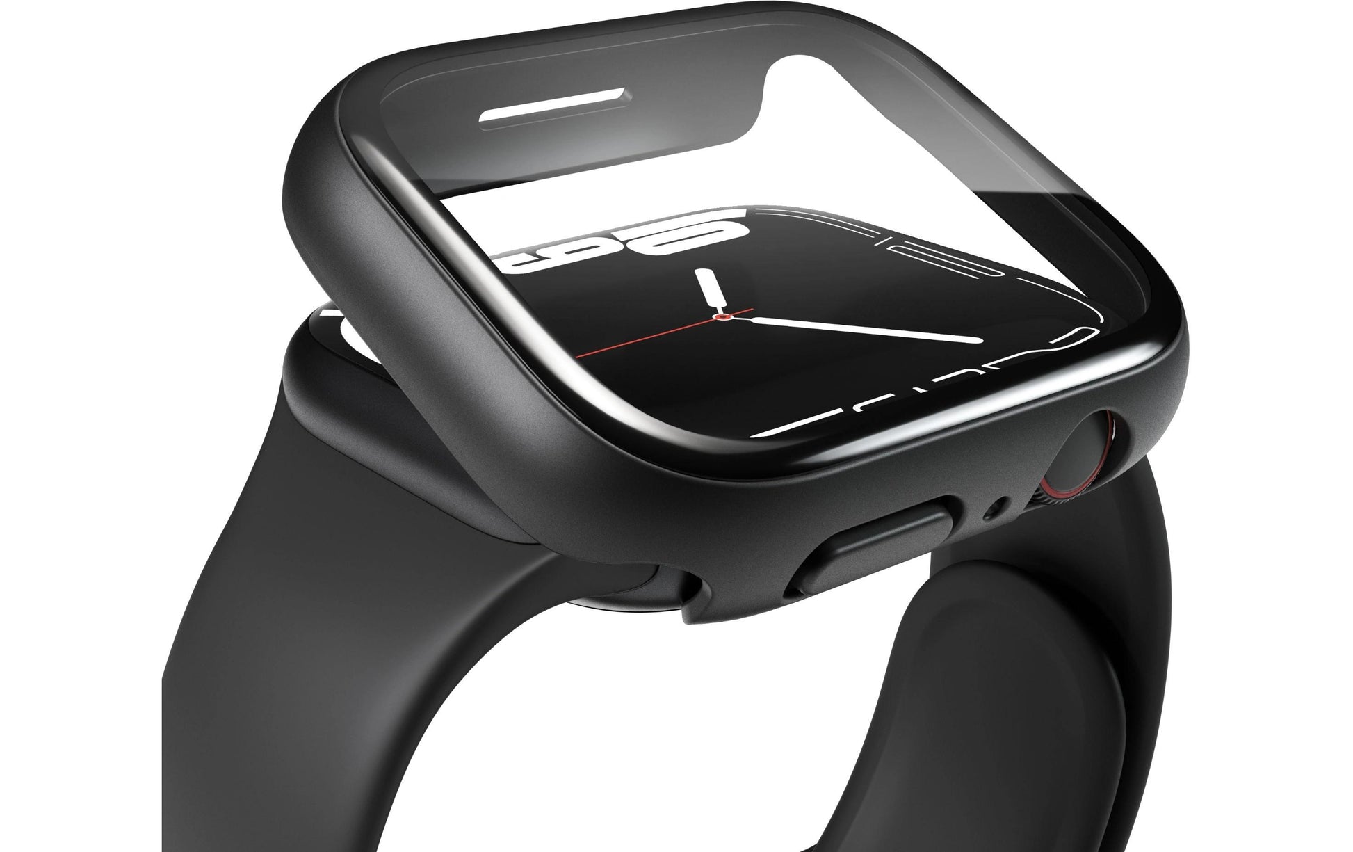 Vonmählen Hülle – Silikon, Schwarz, für Apple Watch Series 10 46 mm
