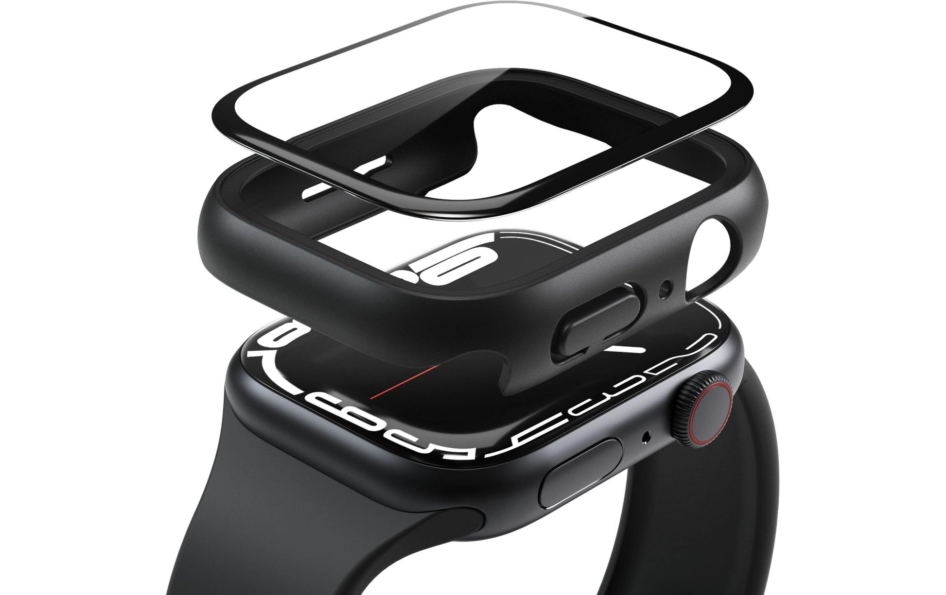 Vonmählen Thin Case 42 mm – Silikon, Schwarz, für Apple Watch Series 10 42 mm