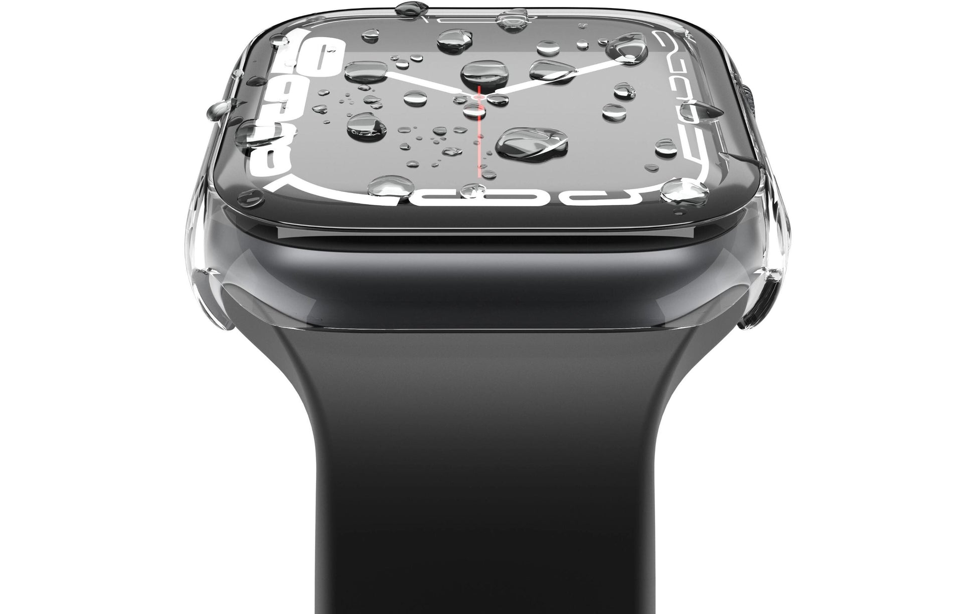 Vonmählen Thin Case – Displayschutz für Apple Watch Series 10 46 mm, Transparent, Silikon & gehärtetes Glas