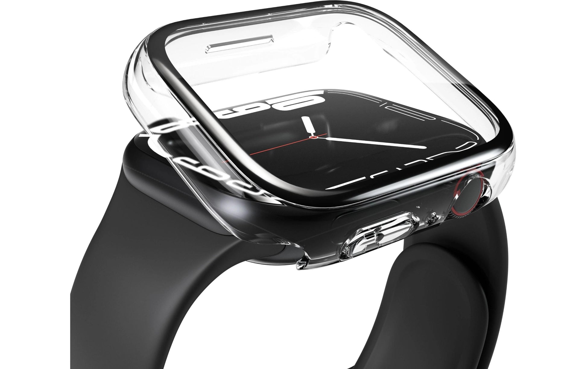 Vonmählen Thin Case – Displayschutz für Apple Watch Series 10 46 mm, Transparent, Silikon & gehärtetes Glas