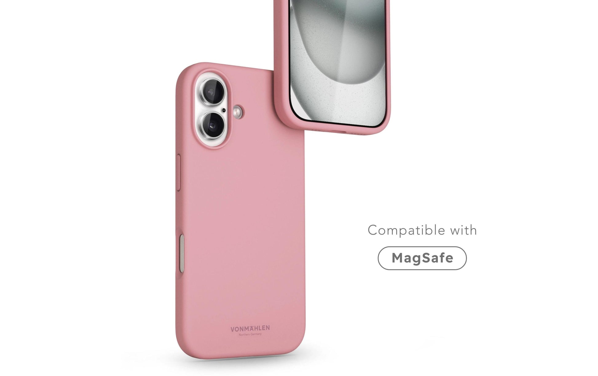 Vonmählen Backcover – für Apple iPhone 16 Plus – MagSafe, Silikon, Cherry Blossom