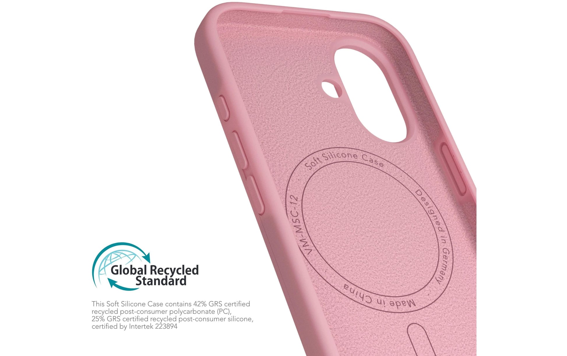 Vonmählen Backcover – für Apple iPhone 16 – MagSafe, Silikon, Cherry Blossom