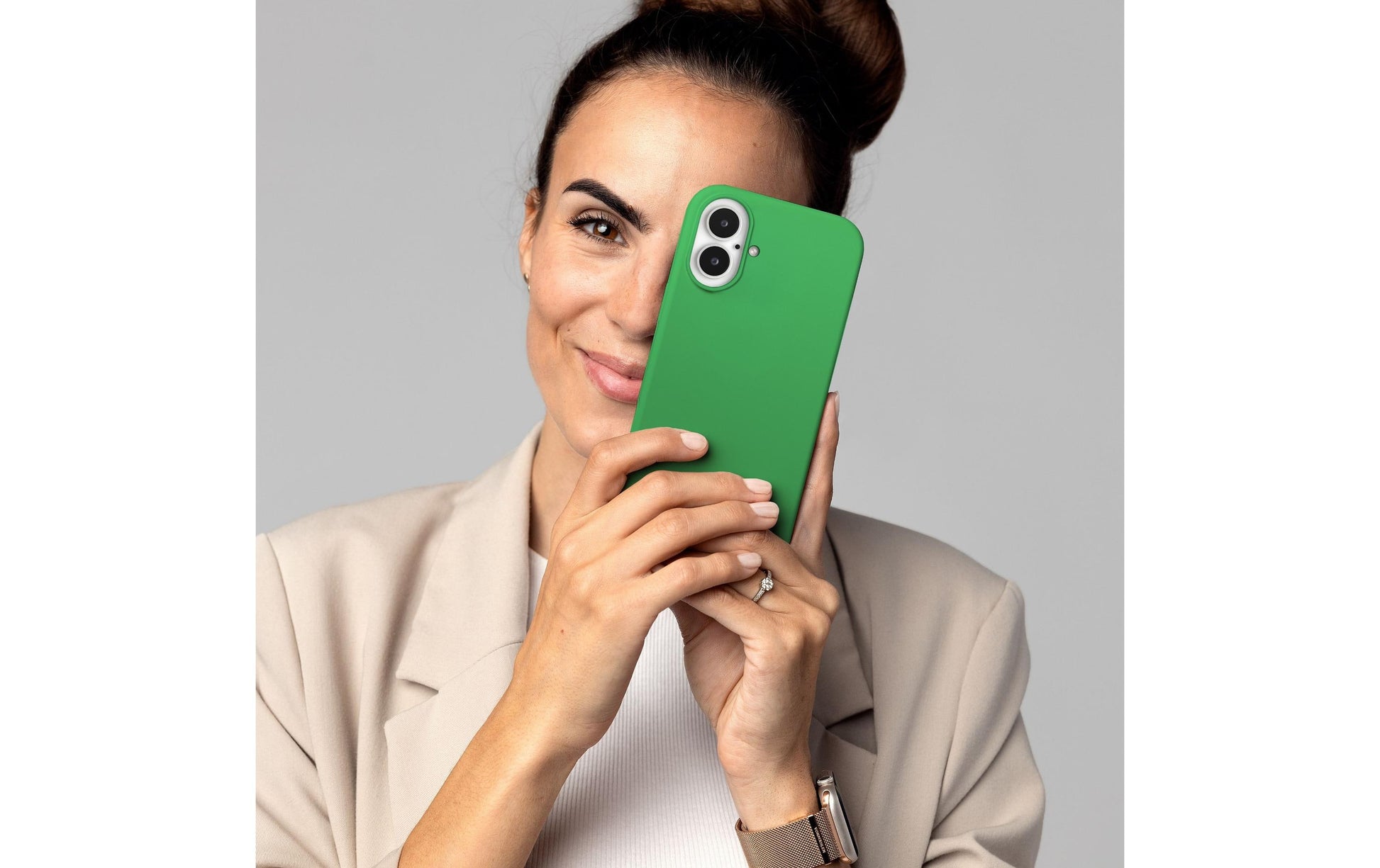 Vonmählen Soft Silikon Backcover – für Apple iPhone 16 Plus, MagSafe, Silikon, Green Haven