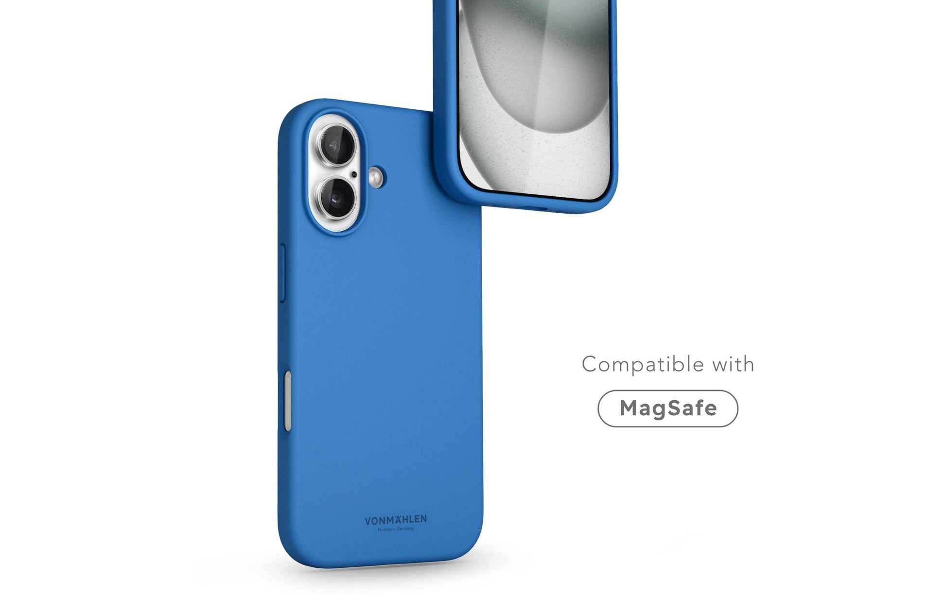 Vonmählen Backcover – für Apple iPhone 16, MagSafe, Silikon, Sky Captain