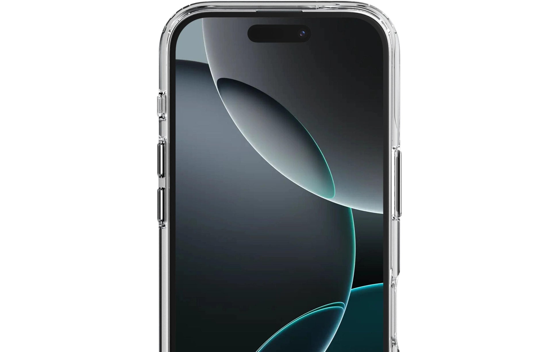 Vonmählen Backcover – für Apple iPhone 16 Plus, MagSafe, Kunststoff, Transparent/Schwarz