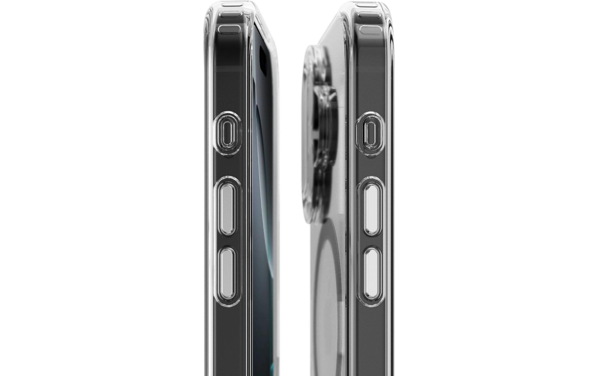 Vonmählen Backcover – für Apple iPhone 16, MagSafe, Kunststoff, schwarz/transparent