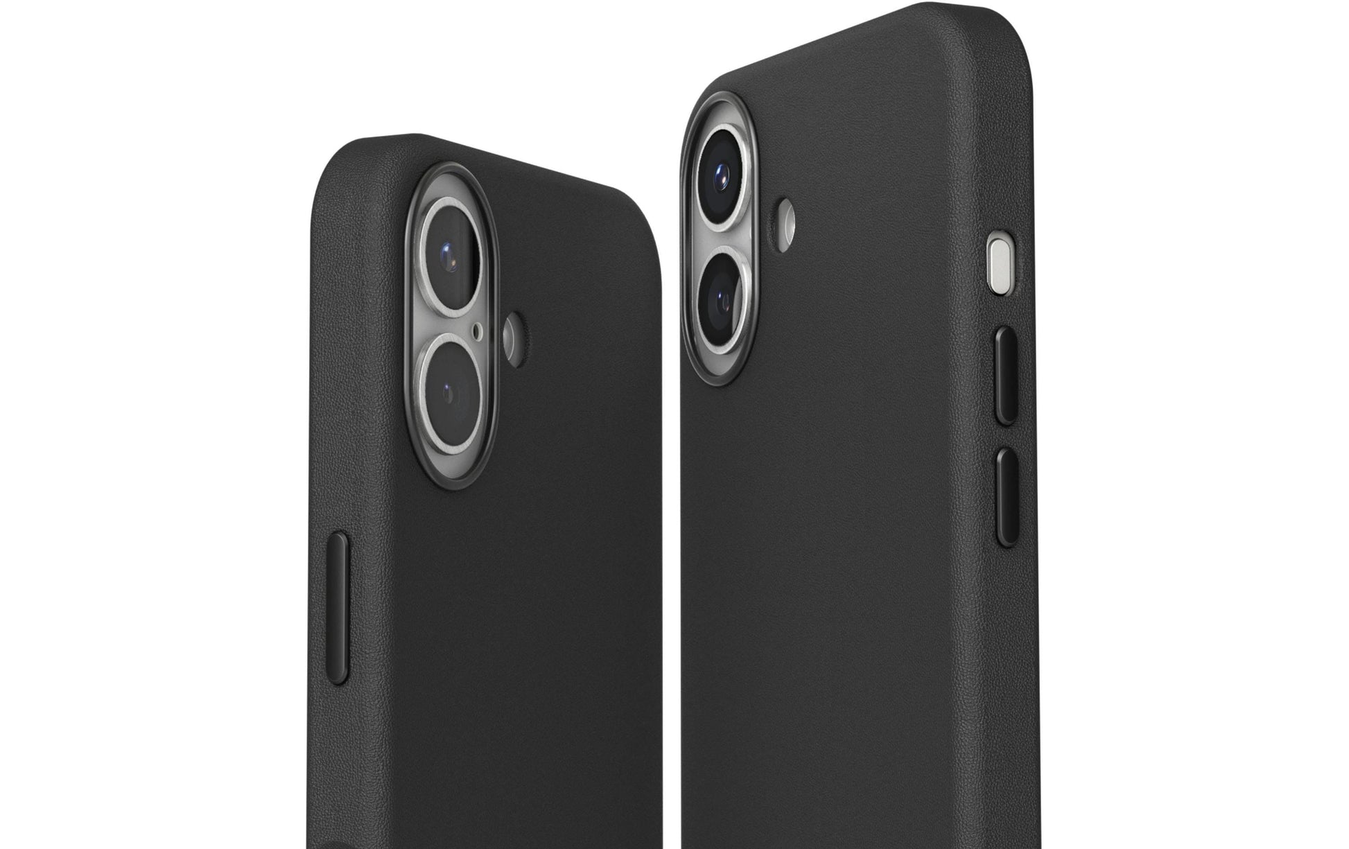 Vonmählen Backcover – für Apple iPhone 16 Plus – schwarz – Leder – MagSafe-kompatibel