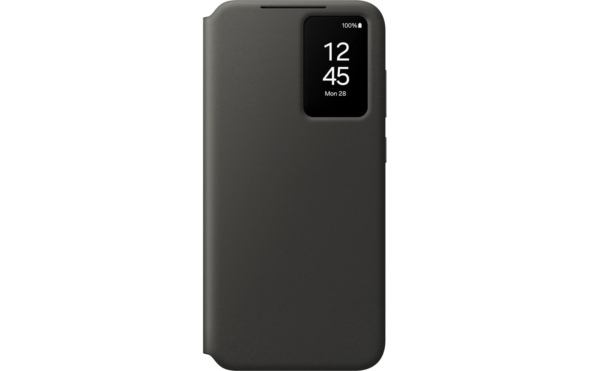 Samsung Smart View Wallet Case EF-ZS721 Wallethülle – für Samsung Galaxy S24 FE, Recycling-Kunststoff, Schwarz
