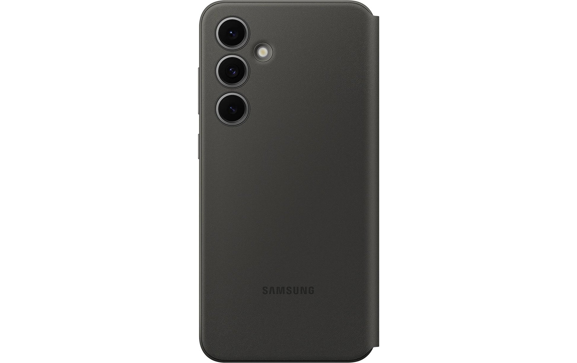 Samsung Smart View Wallet Case EF-ZS721 Wallethülle – für Samsung Galaxy S24 FE, Recycling-Kunststoff, Schwarz