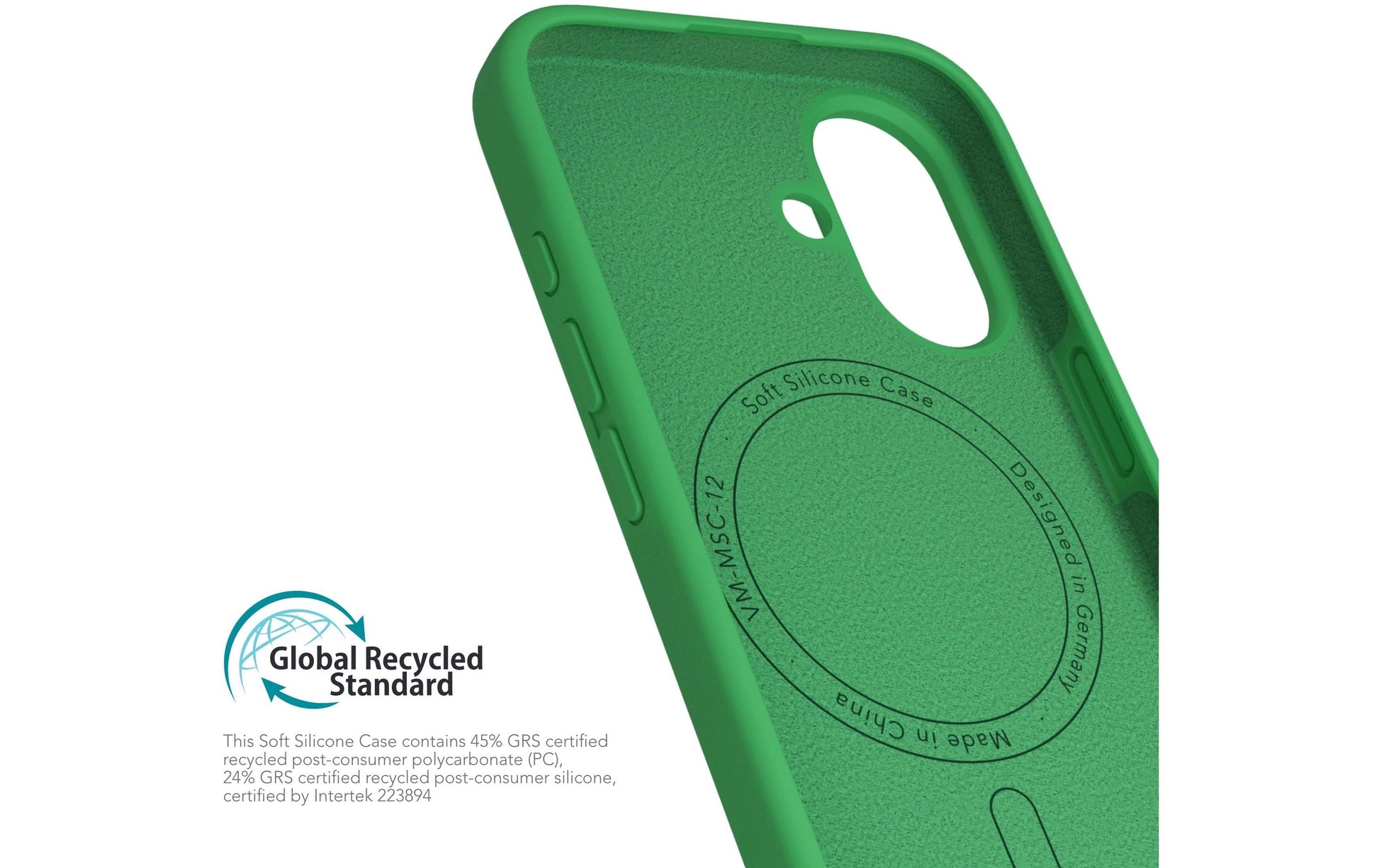 Vonmählen Soft Silikon Backcover – für Apple iPhone 16 Plus, MagSafe, Silikon, Green Haven