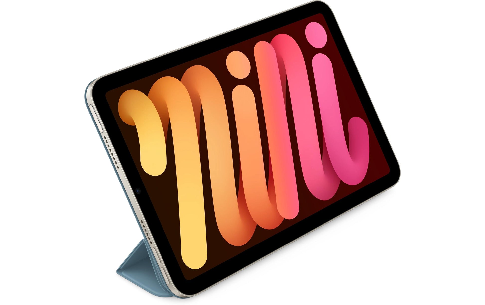 Apple Smart Folio Notebook-Schutzhülle – für iPad mini (7. Gen., 8,3") Polyurethan (PU), Hellblau