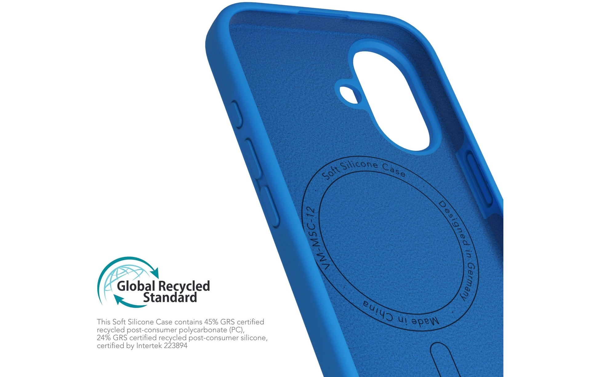 Vonmählen Soft Silikon Backcover – für Apple iPhone 16 Plus, MagSafe, Silikon, Sky Captain
