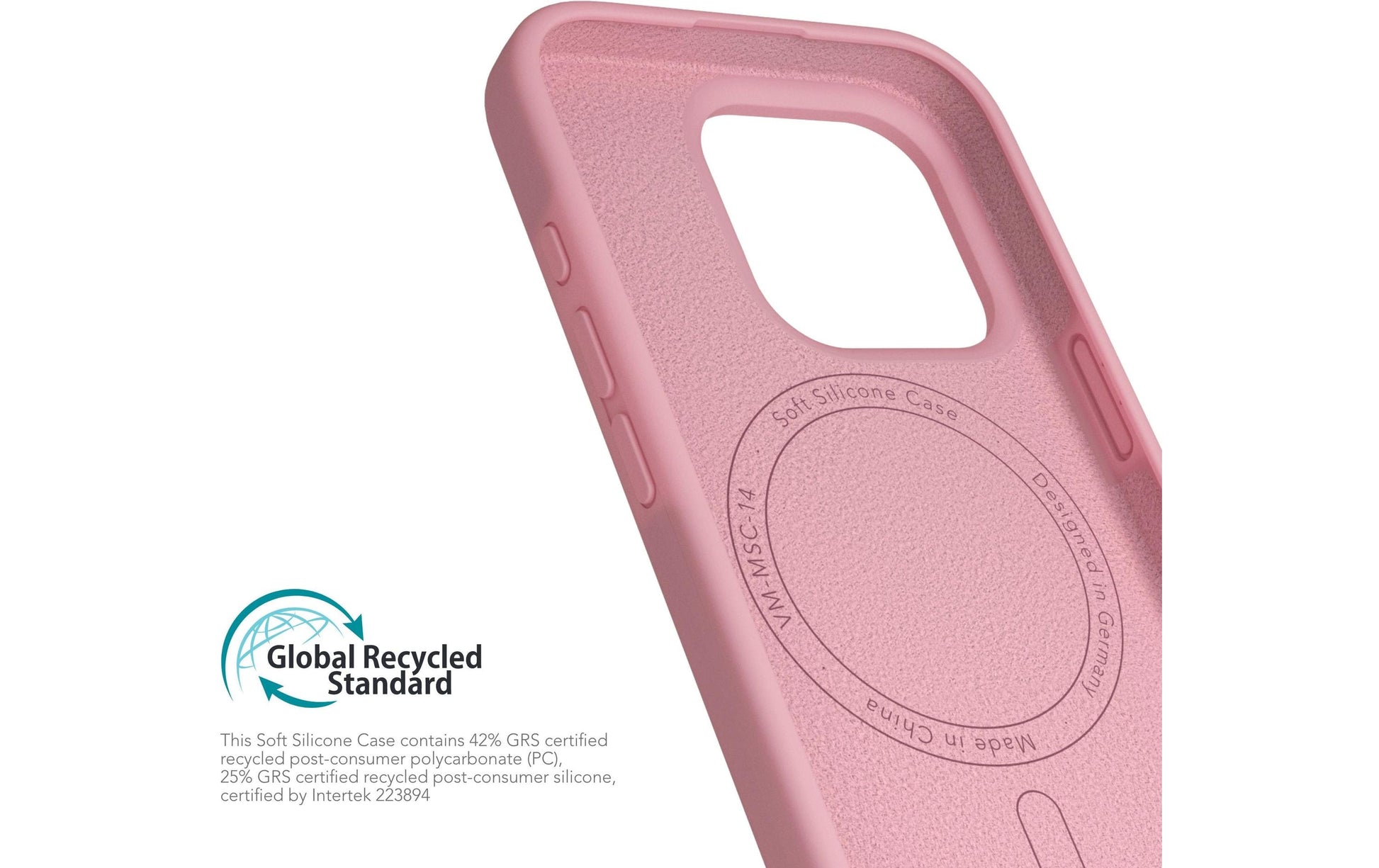 Vonmählen Backcover – für Apple iPhone 16 Pro, MagSafe, Silikon, Cherry Blossom
