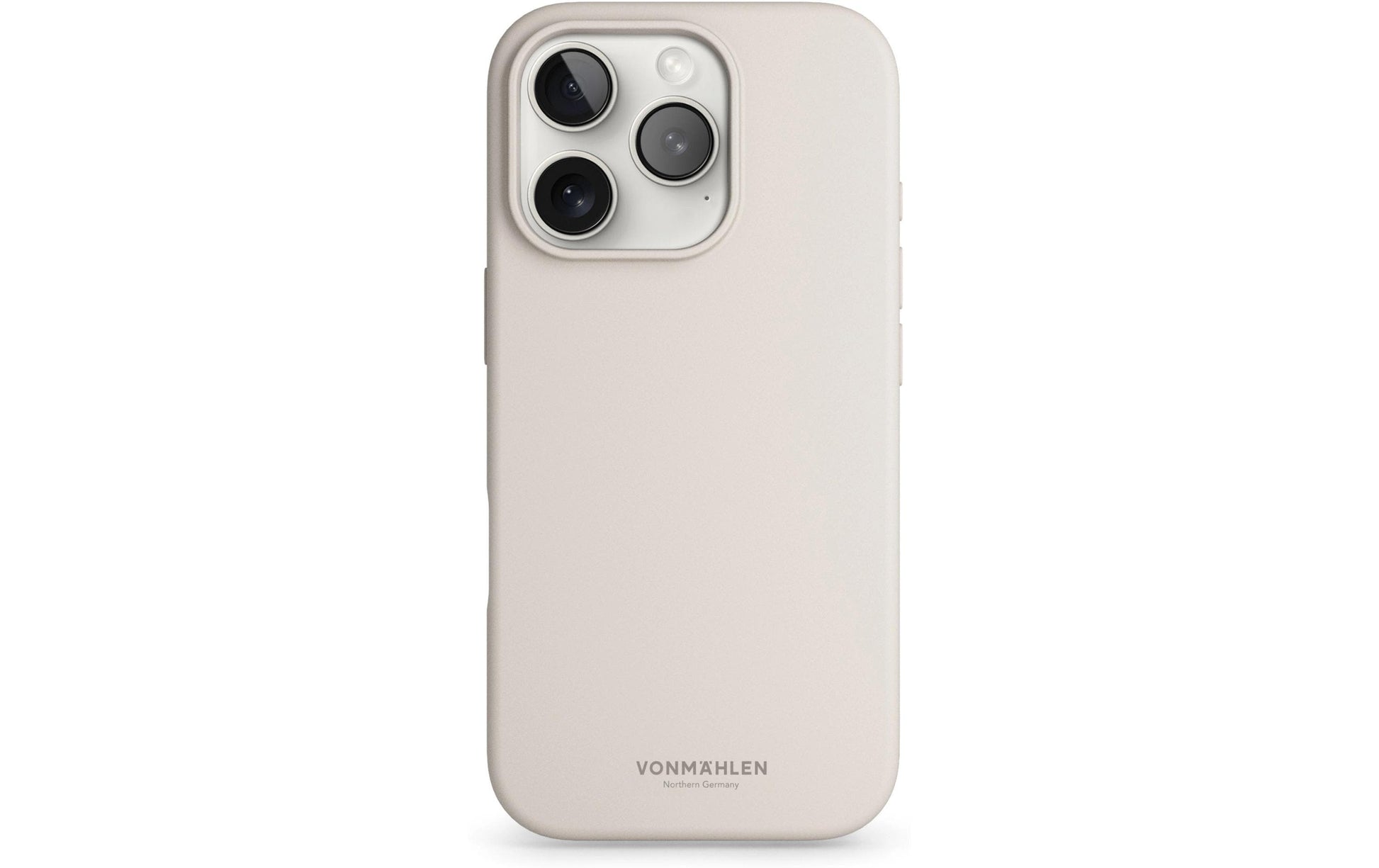 Vonmählen Backcover – für Apple iPhone 16 Pro – beige – Silikon – MagSafe-kompatibel, stossfest
