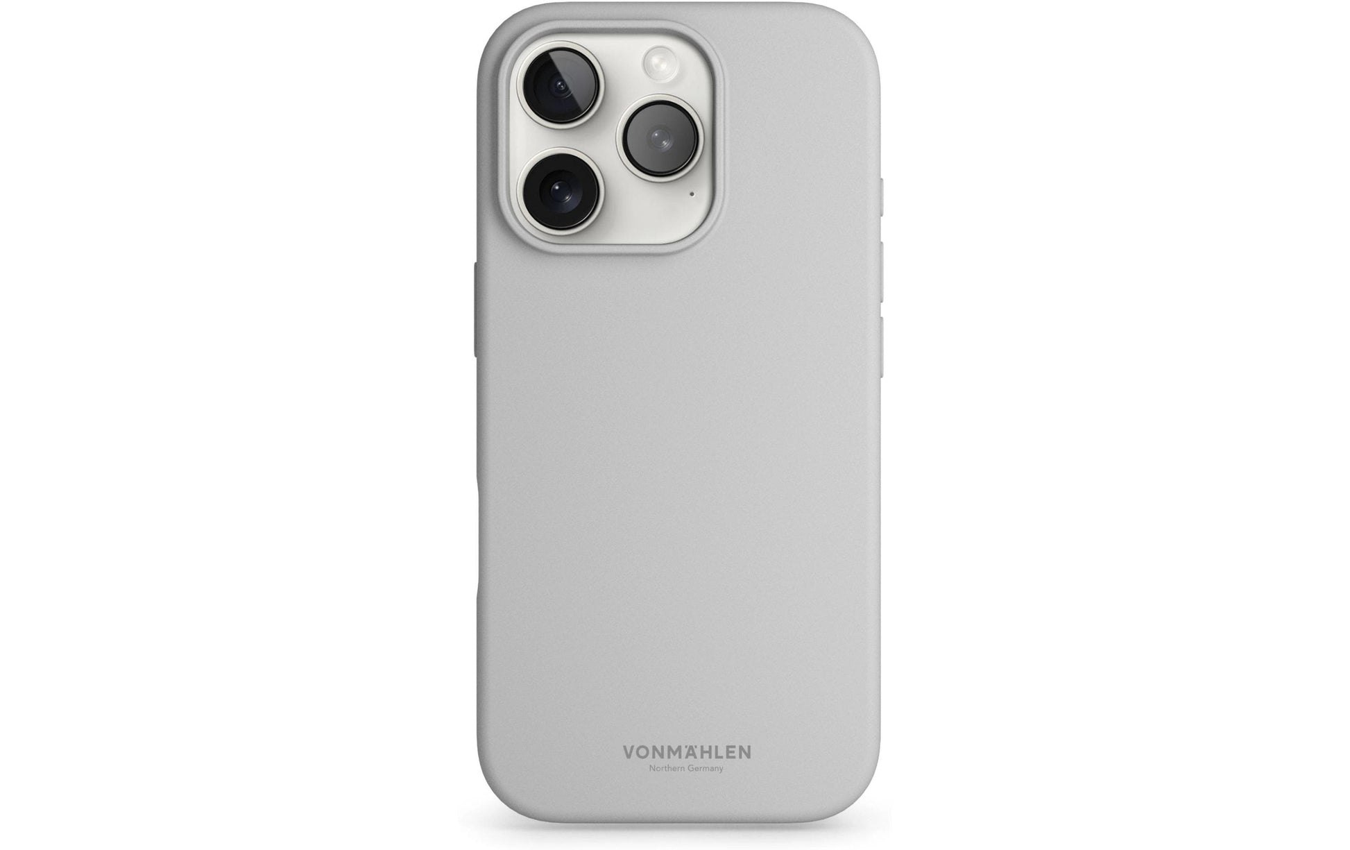 Vonmählen Backcover – für Apple iPhone 16 Pro Max, MagSafe, Silikon, Hellgrau