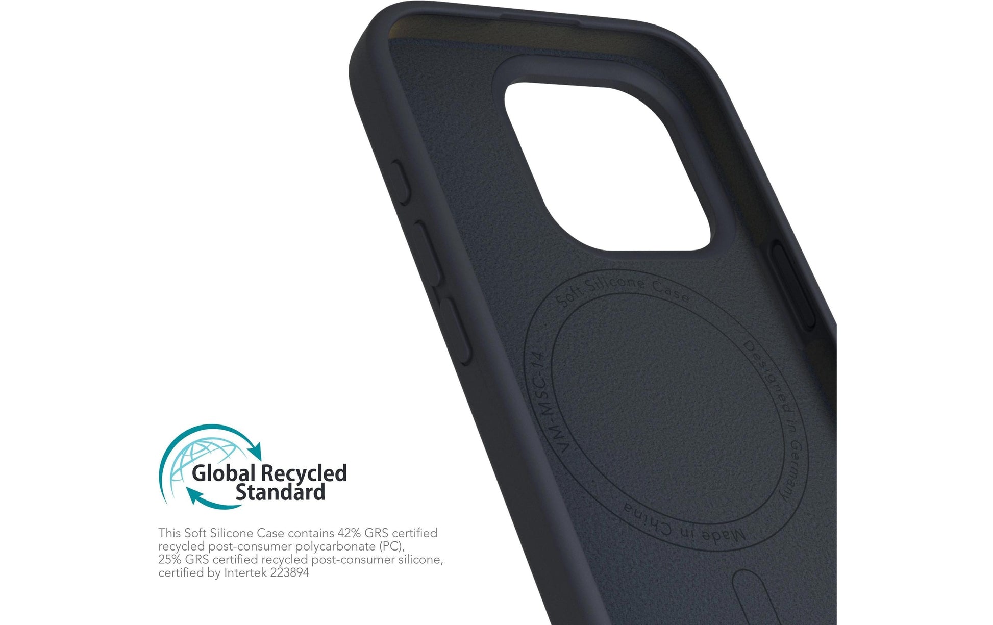 Vonmählen Backcover – für Apple iPhone 16 Pro, MagSafe, Silikon, Navy