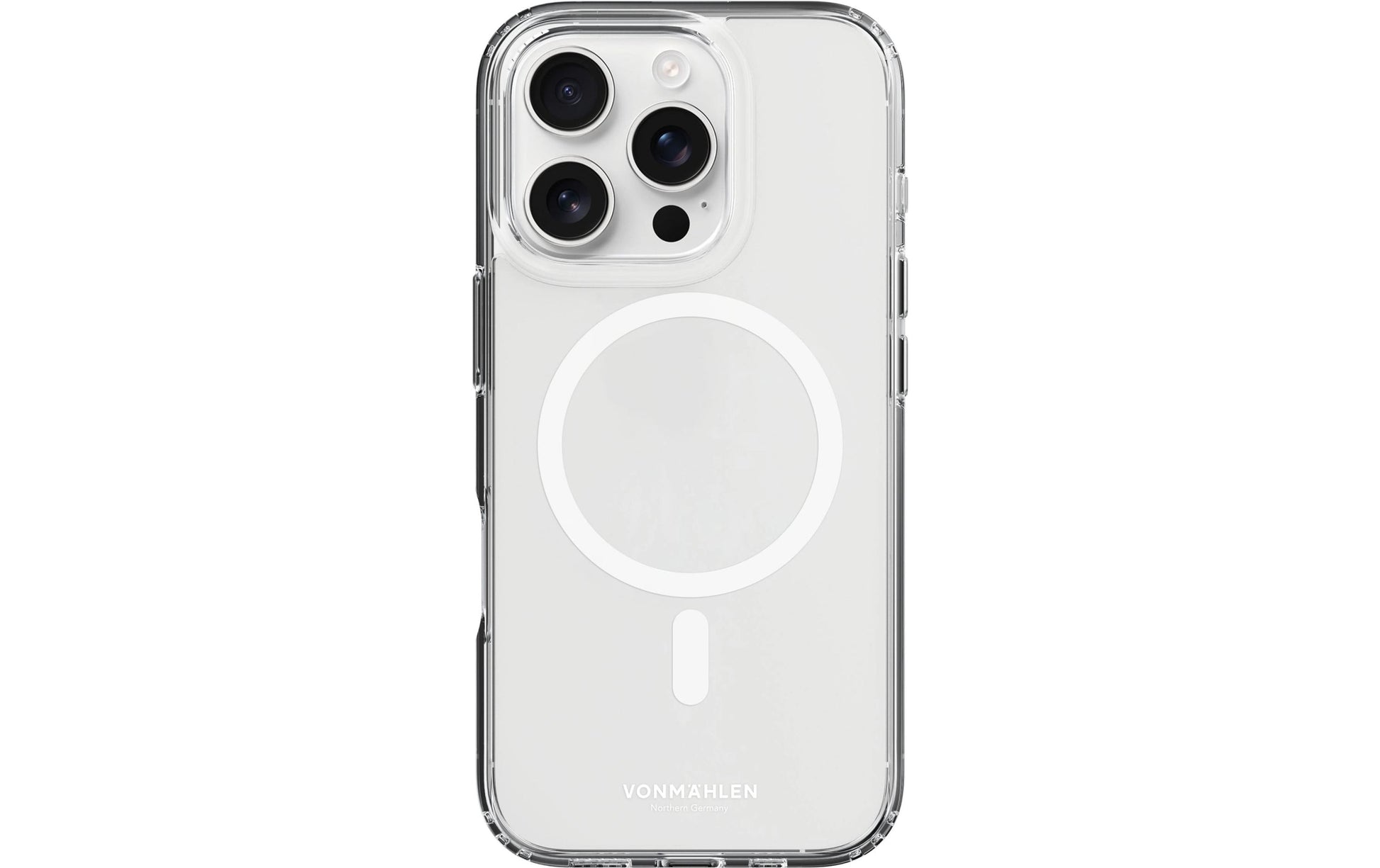 Vonmählen Backcover – für Apple iPhone 16 Pro Max, MagSafe, Kunststoff, Transparent