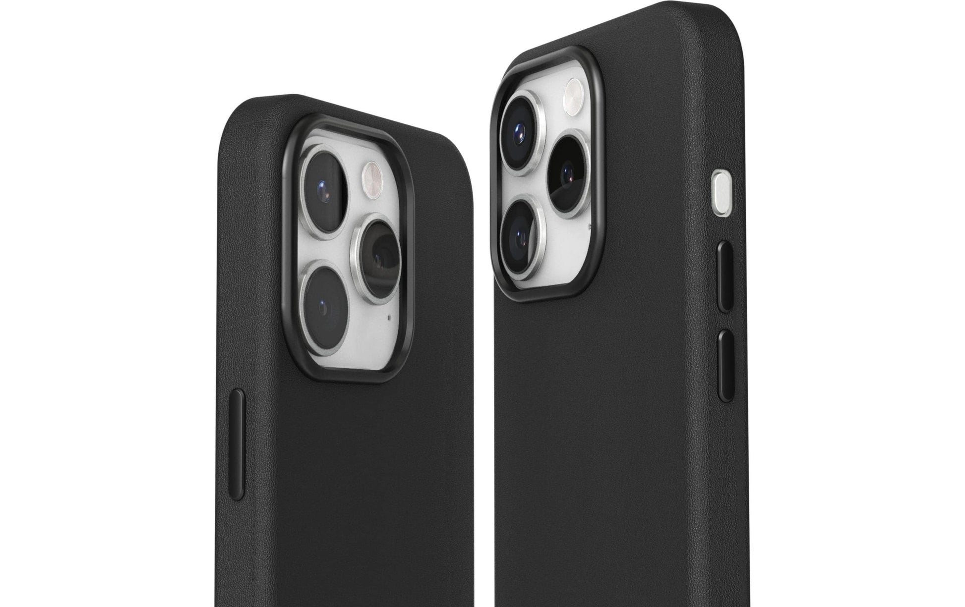 Vonmählen Like Leather Backcover – für Apple iPhone 16 Pro Max, MagSafe, Leder, schwarz