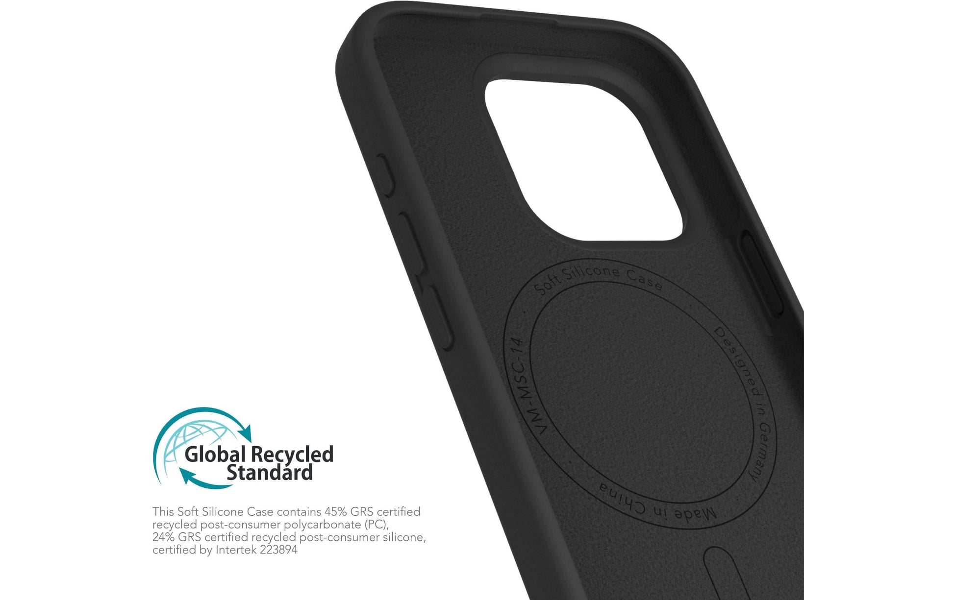 Vonmählen Backcover – für Apple iPhone 16 Pro Max, MagSafe, Silikon, Schwarz