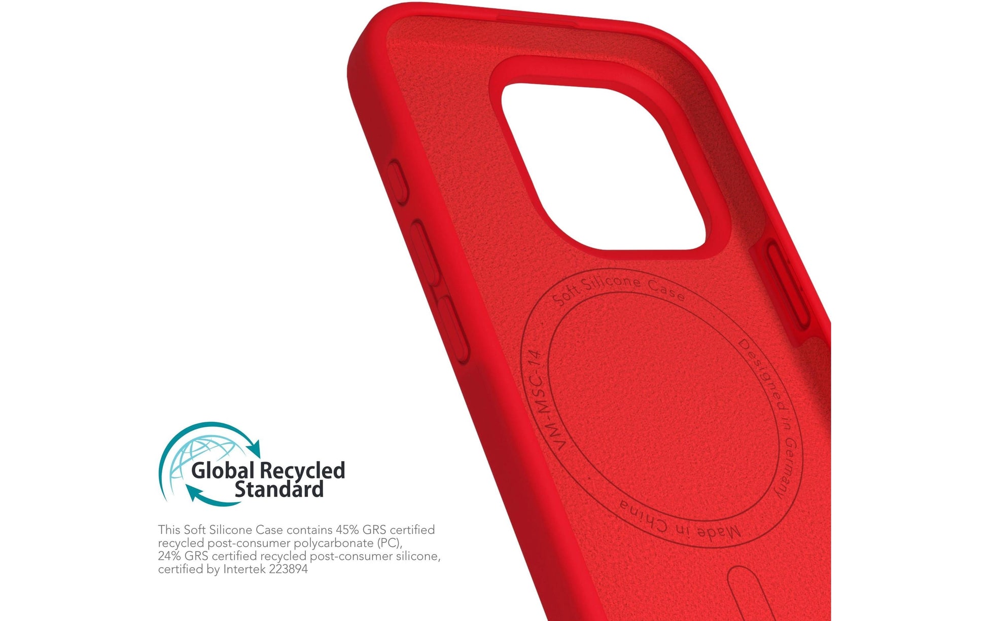 Vonmählen Backcover – für Apple iPhone 16 Pro Max – Firecracker – Silikon, MagSafe-kompatibel, schockresistent