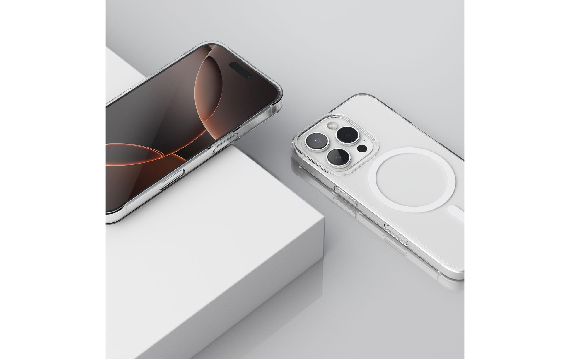 Vonmählen Backcover – für Apple iPhone 16 Pro Max, MagSafe, Gehärtetes Glas, Transparent