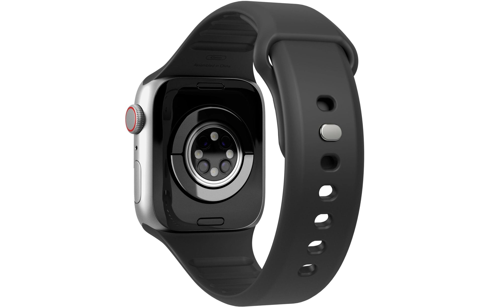 Vonmählen Classic Band 2 – Silikon, Schwarz, für Apple Watch