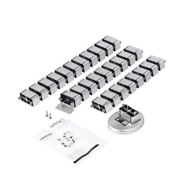 StarTech.com Kabel-Organizer Spine Organizer – flexibel, verstellbar
