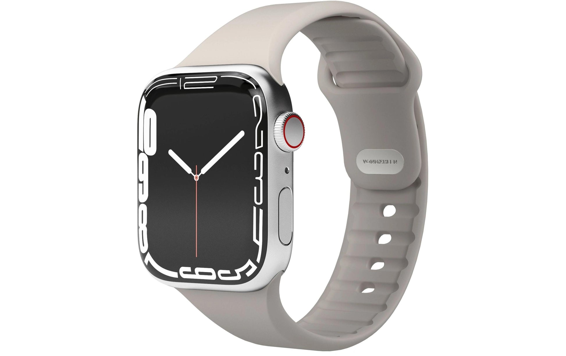 Vonmählen Classic Band 2 – Silikon, Beige, für Apple Watch