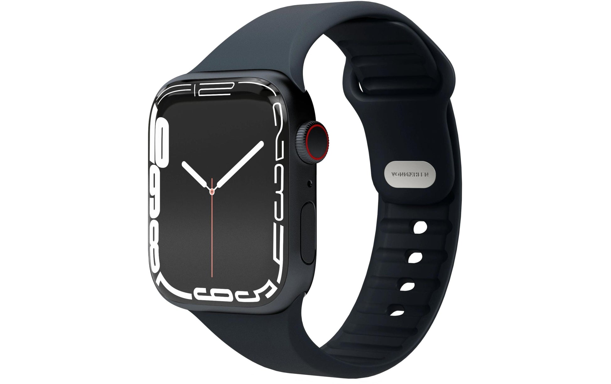 Vonmählen Classic Band 2 – Armband – für Apple Watch 40/41/42 mm, Dunkelblau, Silikon